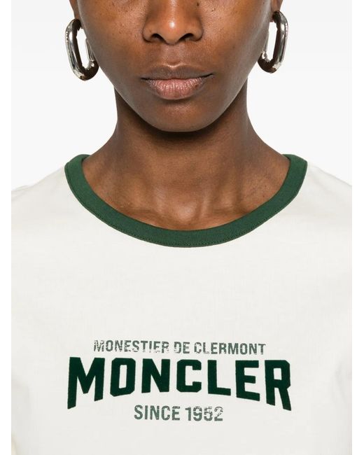 Moncler White Ss T-Shirt