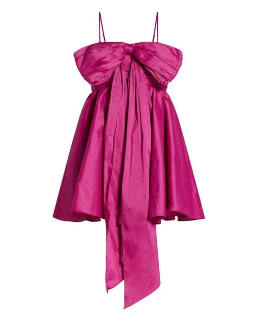 Aje. Pink Scarlett Mini Dress