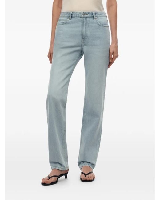 12 STOREEZ Blue Straight-Leg Jeans
