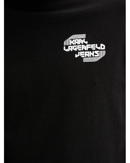 Karl Lagerfeld Black Cargo-Pocket Trousers for men