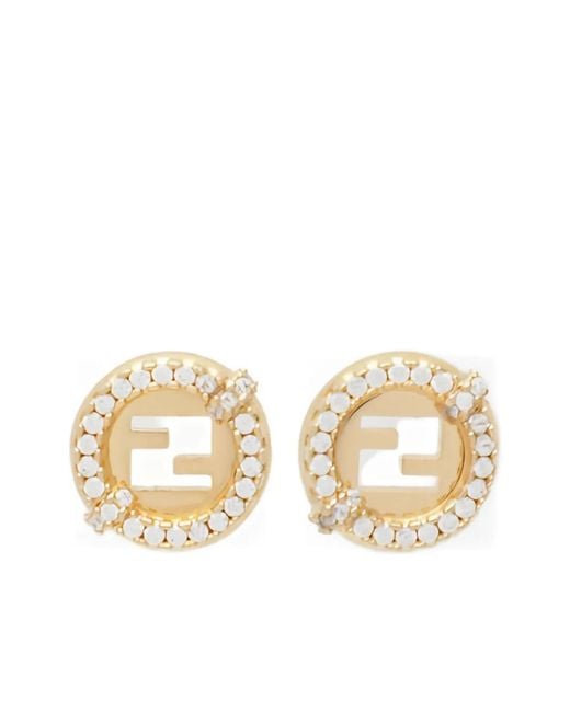 Fendi Metallic Everround Eraggings
