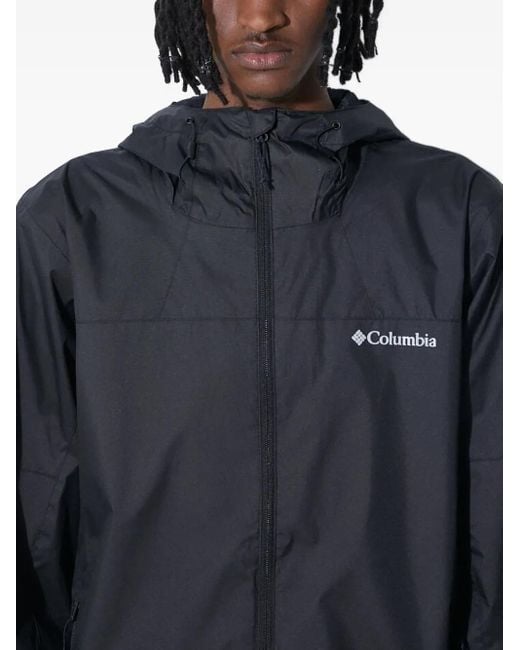 Columbia Blue Hooded Jacket for men