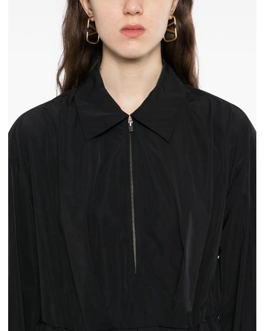 JNBY Black A-Line Drawstring Dress
