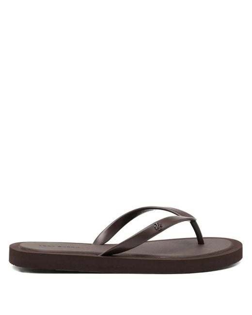 Tory Burch Black Kira Padded Flip-Flops
