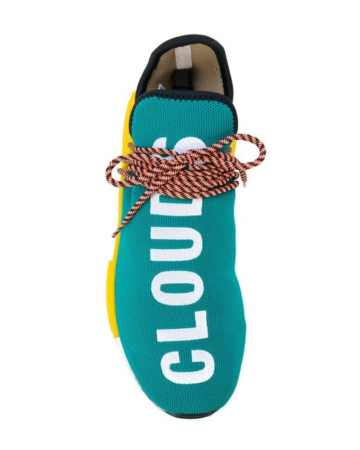 Adidas Blue X Pharrell Williams Human Race Nmd Tr "Sun Glow" Sneakers