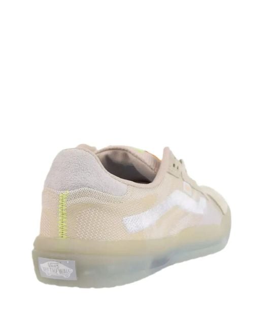 Vans White Evdnt Ultimate Waffle "Sand" Sneakers for men