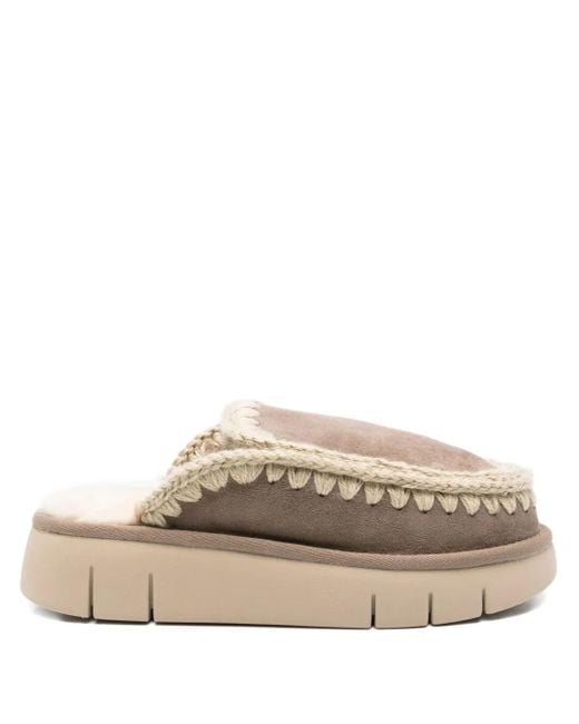 Mou Brown Eskimo Bounce Slippers