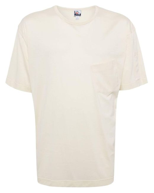 Sunspel White X Nigel Cabourn Cotton T-shirt for men