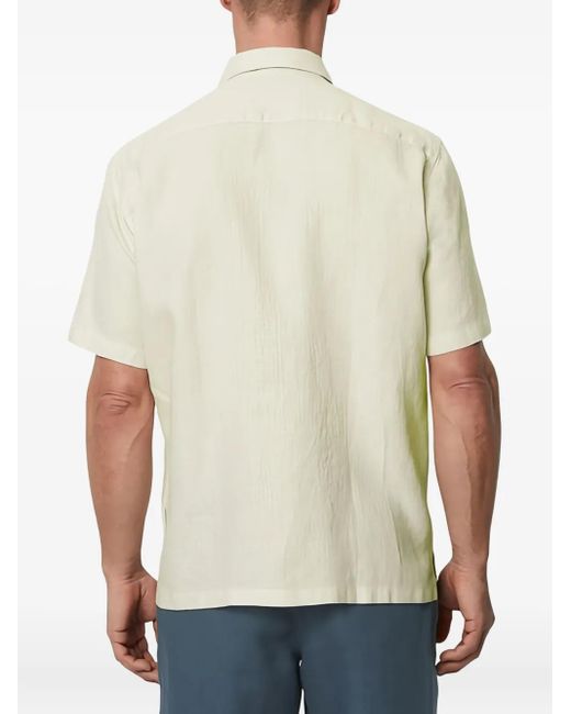 Marc O' Polo White Short-Sleeve Button-Up Shirt for men