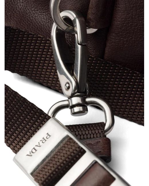 Prada Black Explore Leather Backpack for men
