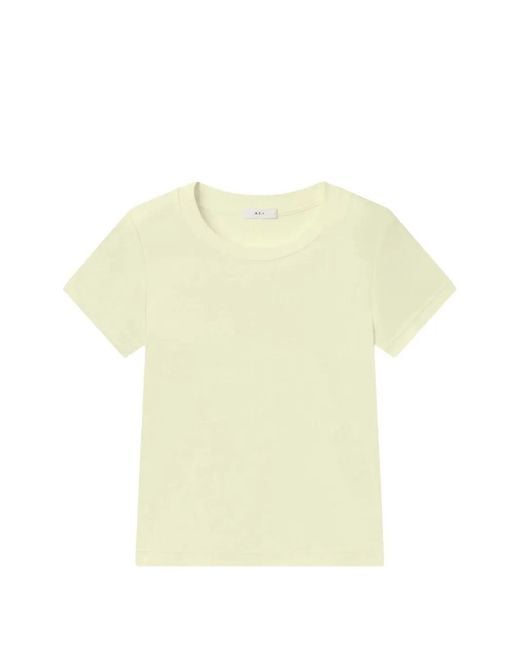 A.L.C. Yellow Harper Cotton T-Shirt