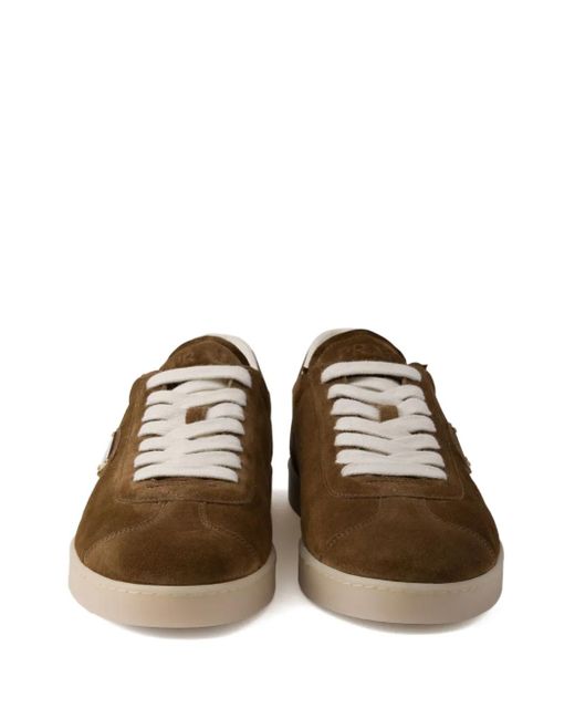 Prada Brown Lane Sneakers for men