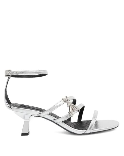 Patrizia Pepe メタリック ストラップシューズ Metallic