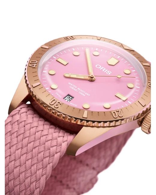 Oris Pink Divers Sixty-Five 38Mm Watch