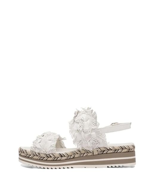 Sandali Con Plateau di Toni Pons in White