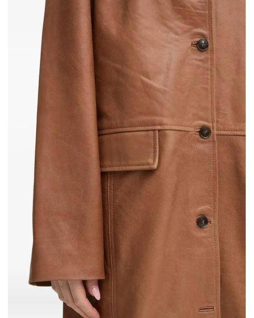 Cappotto Con Bottoni di Herskind in Brown