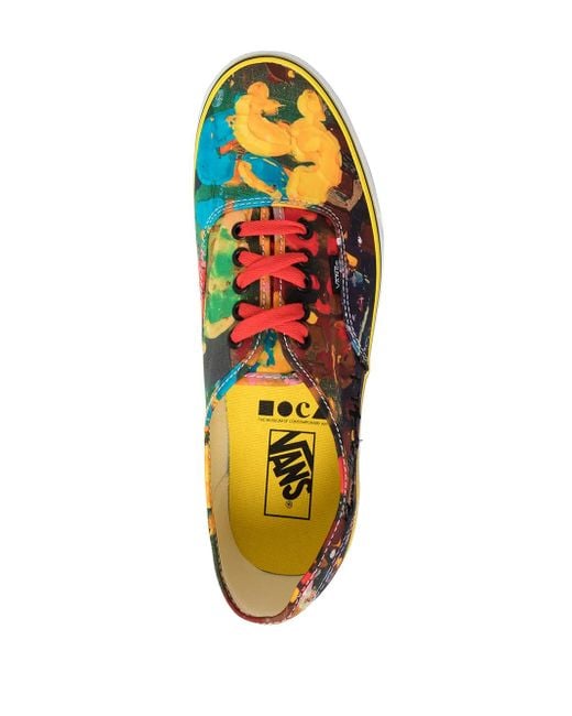 Vans Multicolor Authentic Graphic-Print Sneakers for men