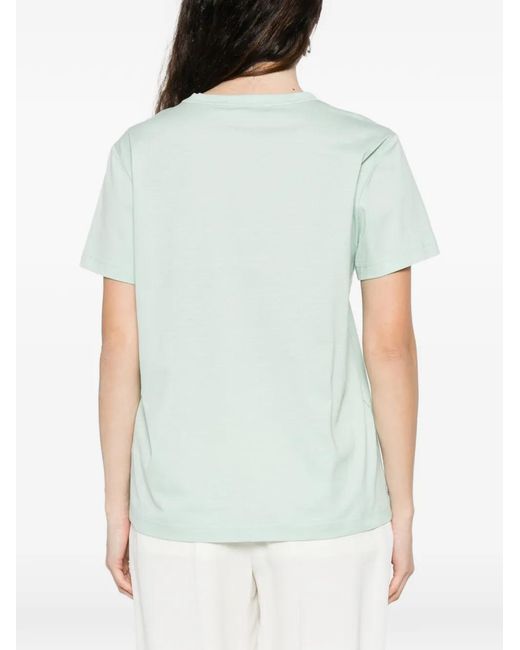 Fabiana Filippi Blue Round-Neck T-Shirt