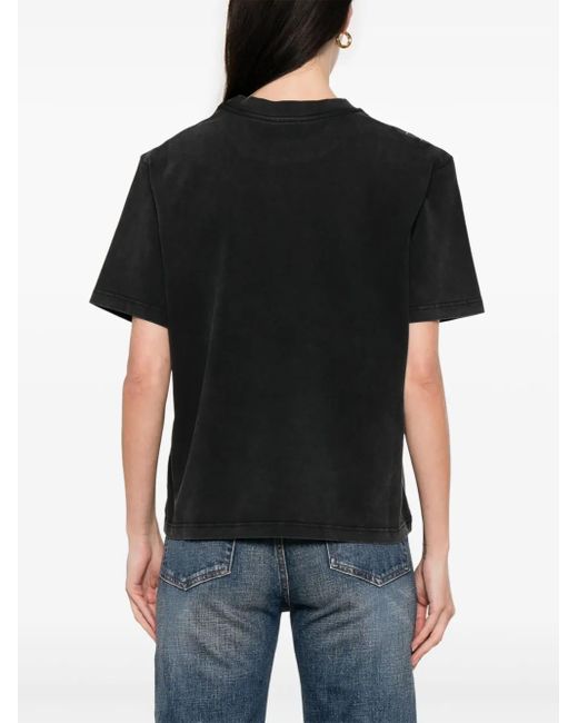 Tシャツ・カットソー CASABLANCA La Premonition Hotfix Printed T-Shirt Faded Black CASABLANCA La Premonition Hotfix Printed T-Shirt Faded Black
