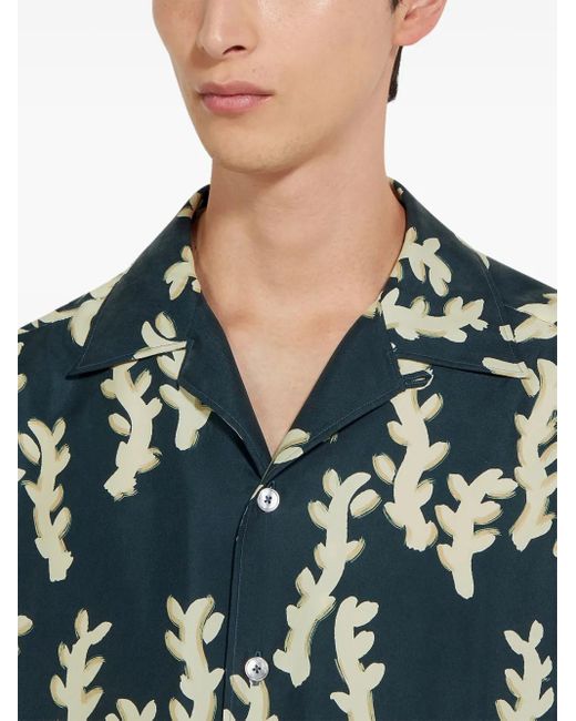 Zegna Overhemd Met Print in het Green voor heren