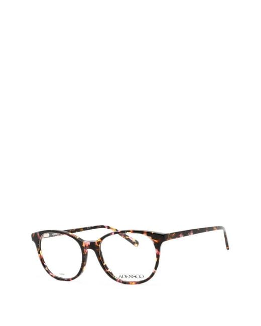 Adensco Black Lunettes De Vue À Monture Ronde