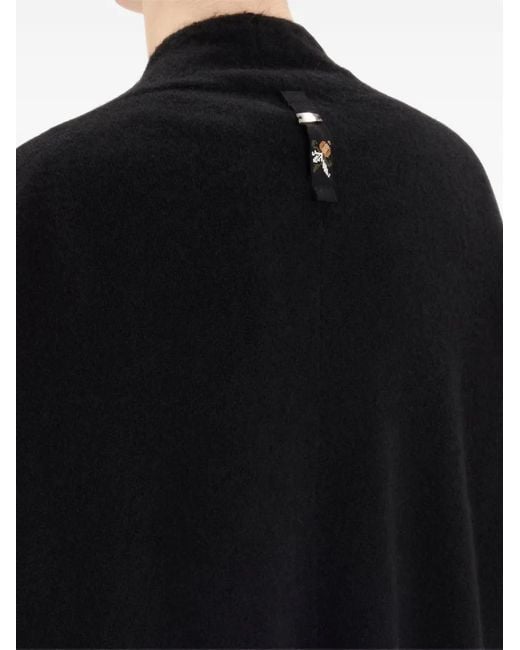 High Black Prudence Open-Front Cardigan