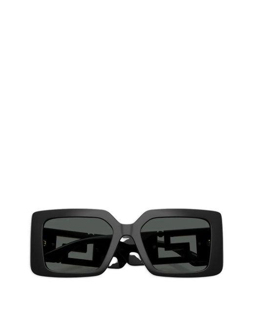 Versace Black Square-Frame-Tone Sunglasses