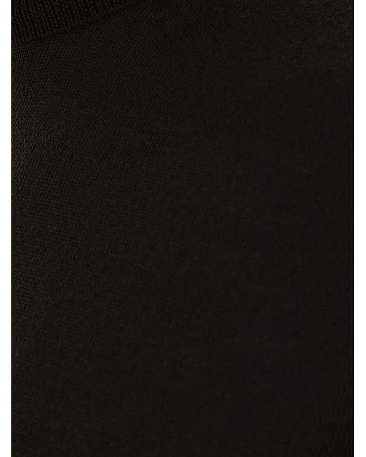 Roberto Collina Black Turtleneck Merino Wool Sweater for men