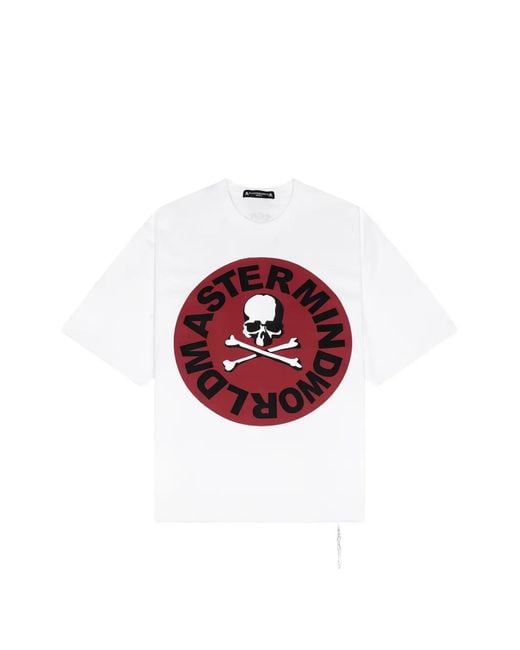MASTERMIND WORLD Red T-Shirt Circle for men