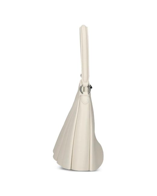 Lacoste White Medium Lenglen Shoulder Bag