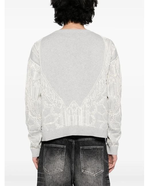 Who Decides War White Notre Dame Jumper for men
