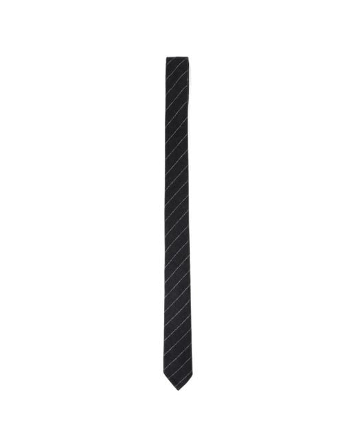 Thom Browne Stripe-Pattern Tie in het White voor heren