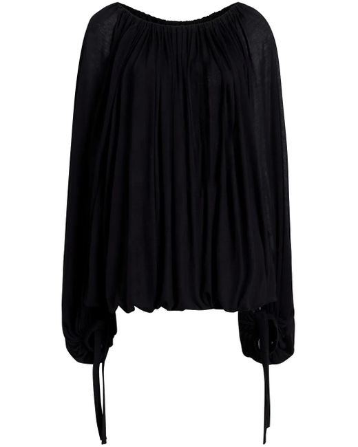 Khaite Black Nash Blouse