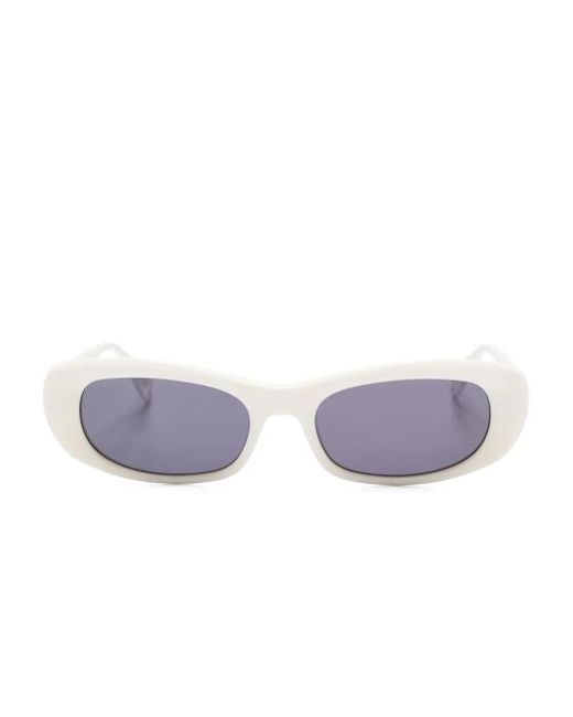 Gigi Studios White Piper Sunglasses