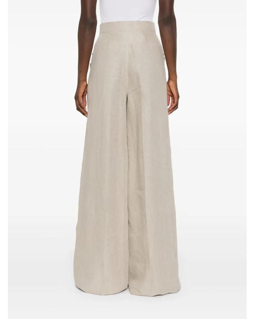 Max Mara Sequoia Palazzo Broek in het White