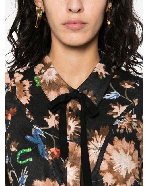 Camisa Ease I con estampado floral Dorothee Schumacher de color Black