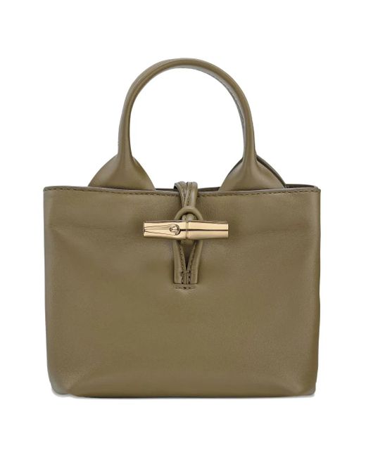 Borsa Mini Le Roseau Xs Con Fibbia di Longchamp in Green