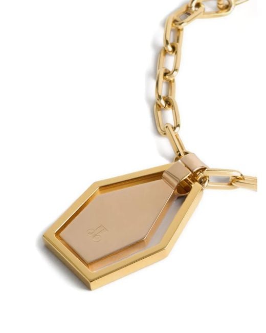 LaDoubleJ Metallic Swinging Portal Necklace