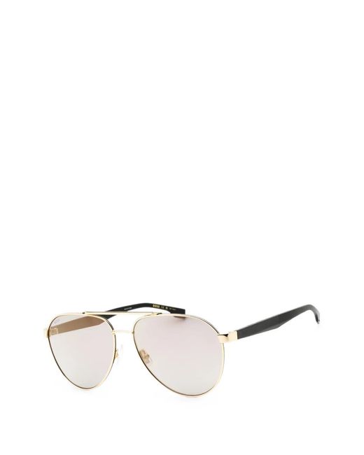 Boss Natural Pilot-Frame Sunglasses for men