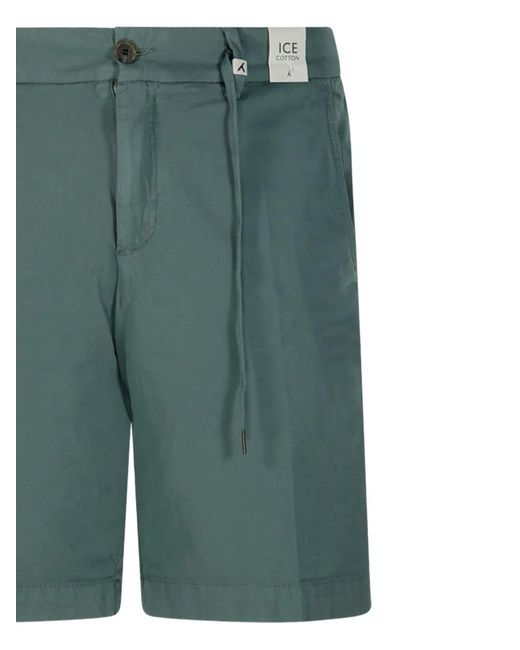 Myths Green Drawstring Shorts for men
