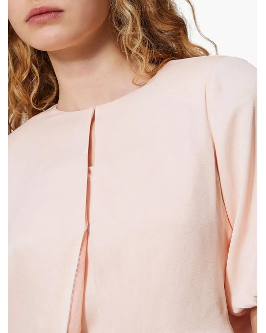 Twinset Pink Logo-Plaque Jacket