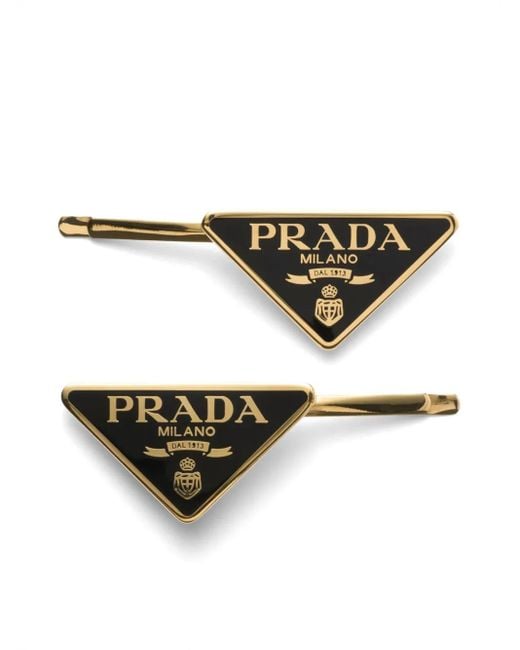 Prada Multicolor Metal Hair Pins