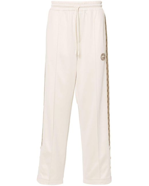 Pantaloni sportivi GG di Gucci in White da Uomo