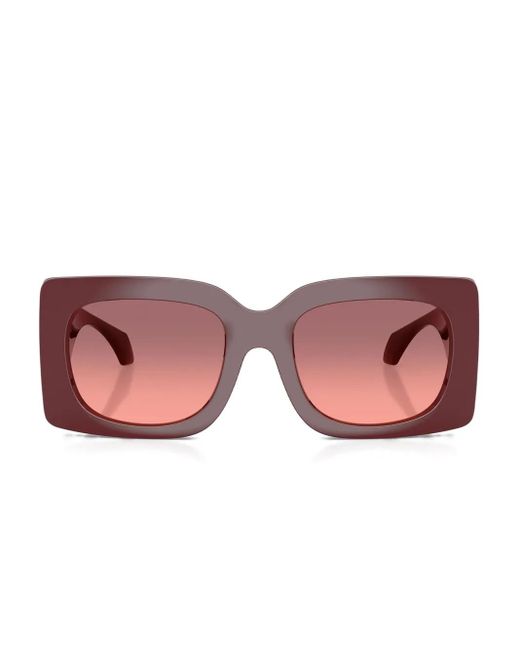 Versace Pink Square-Frame Sunglasses