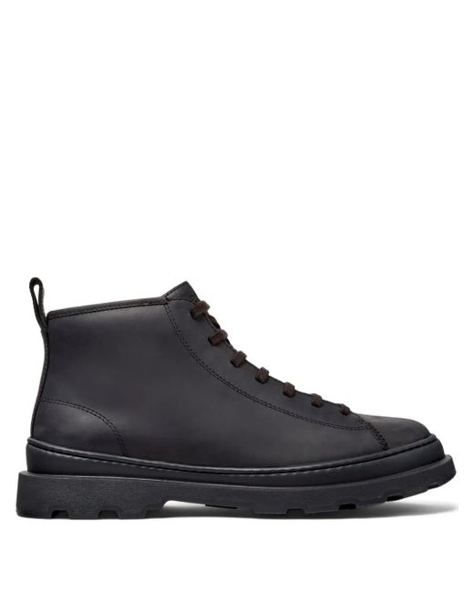 Camper Black Brutus Lace-Up Boots for men