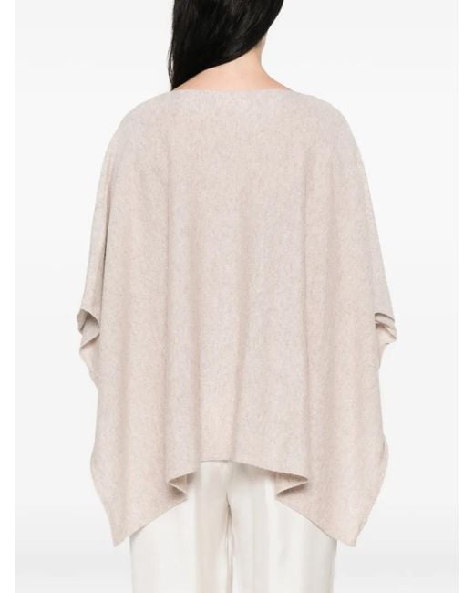 Not Shy Natural Pamina Cashmere Poncho