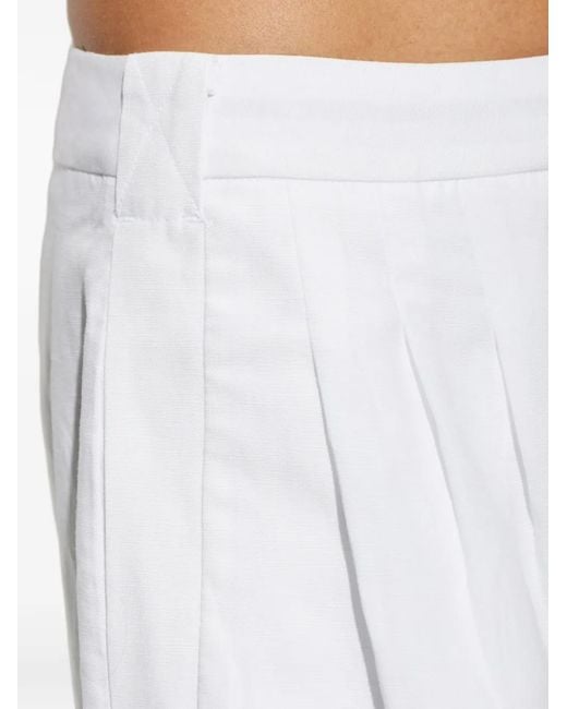 Rag & Bone Geplooide Shorts in het White
