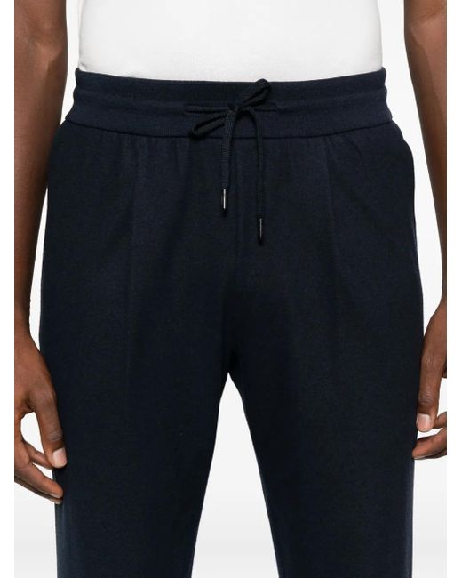 Herno Blue Double-Face Trousers for men