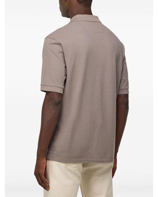 Boggi Natural Piqué Polo Shirt for men