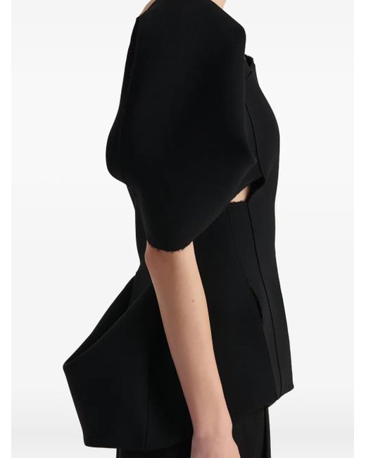 Khaite Black Quan Top
